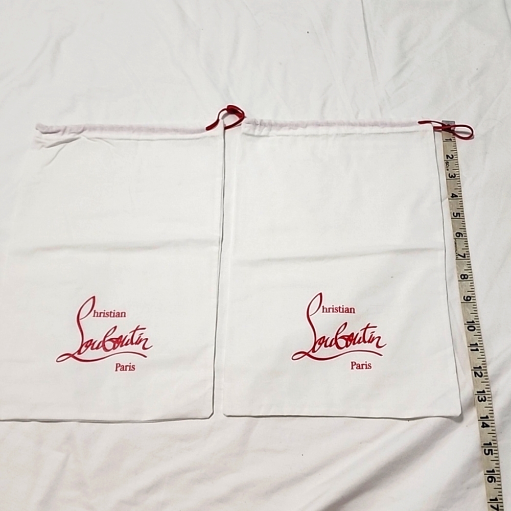 2 Christian Louboutin Paris Dust Bags - Picture 3 of 5